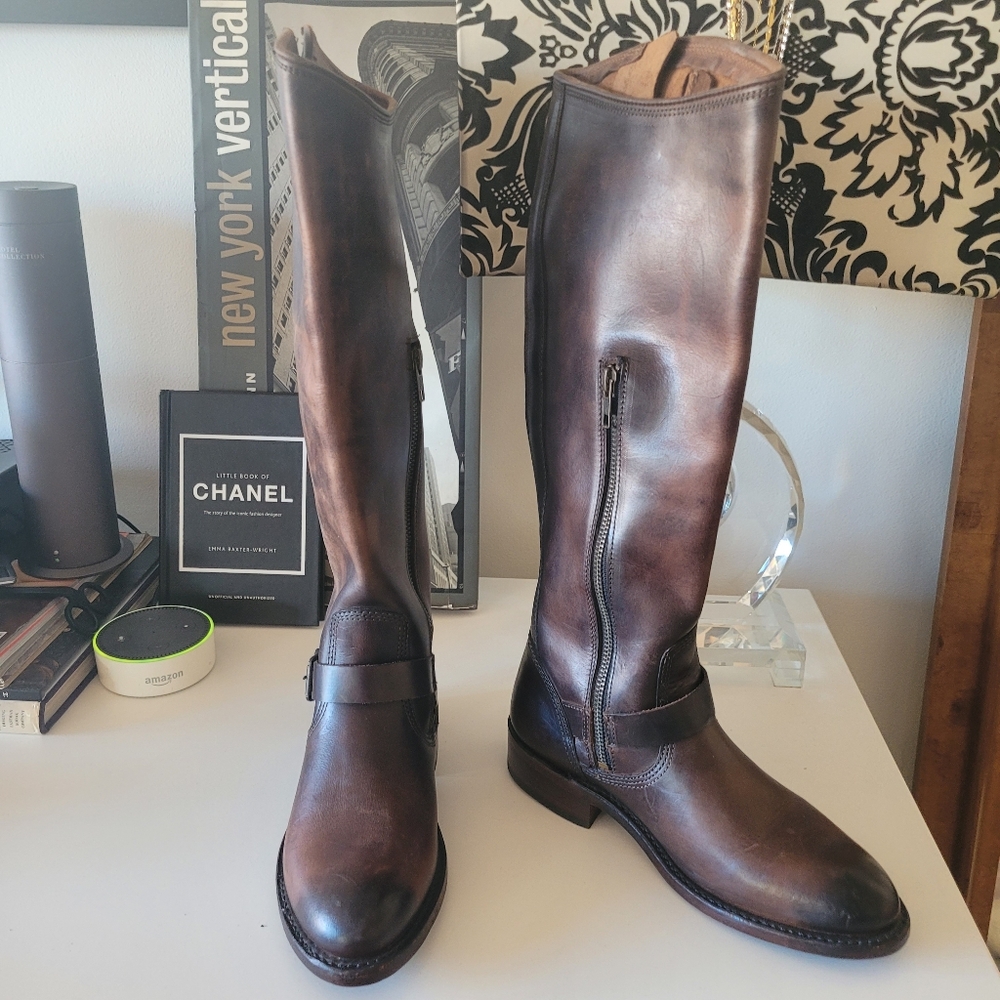 FRYE Brown Leather Boots - Picture 2 of 15